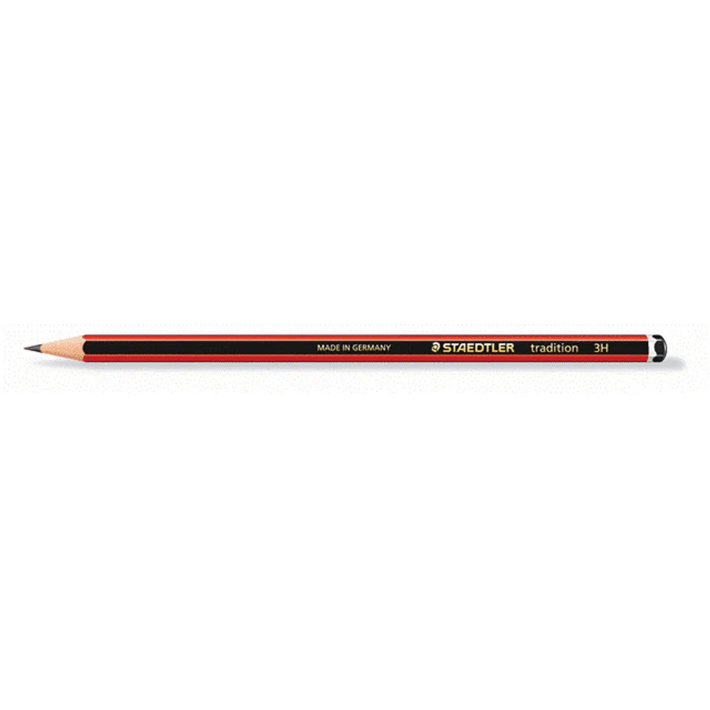 tradition black lead pencils - 3h
