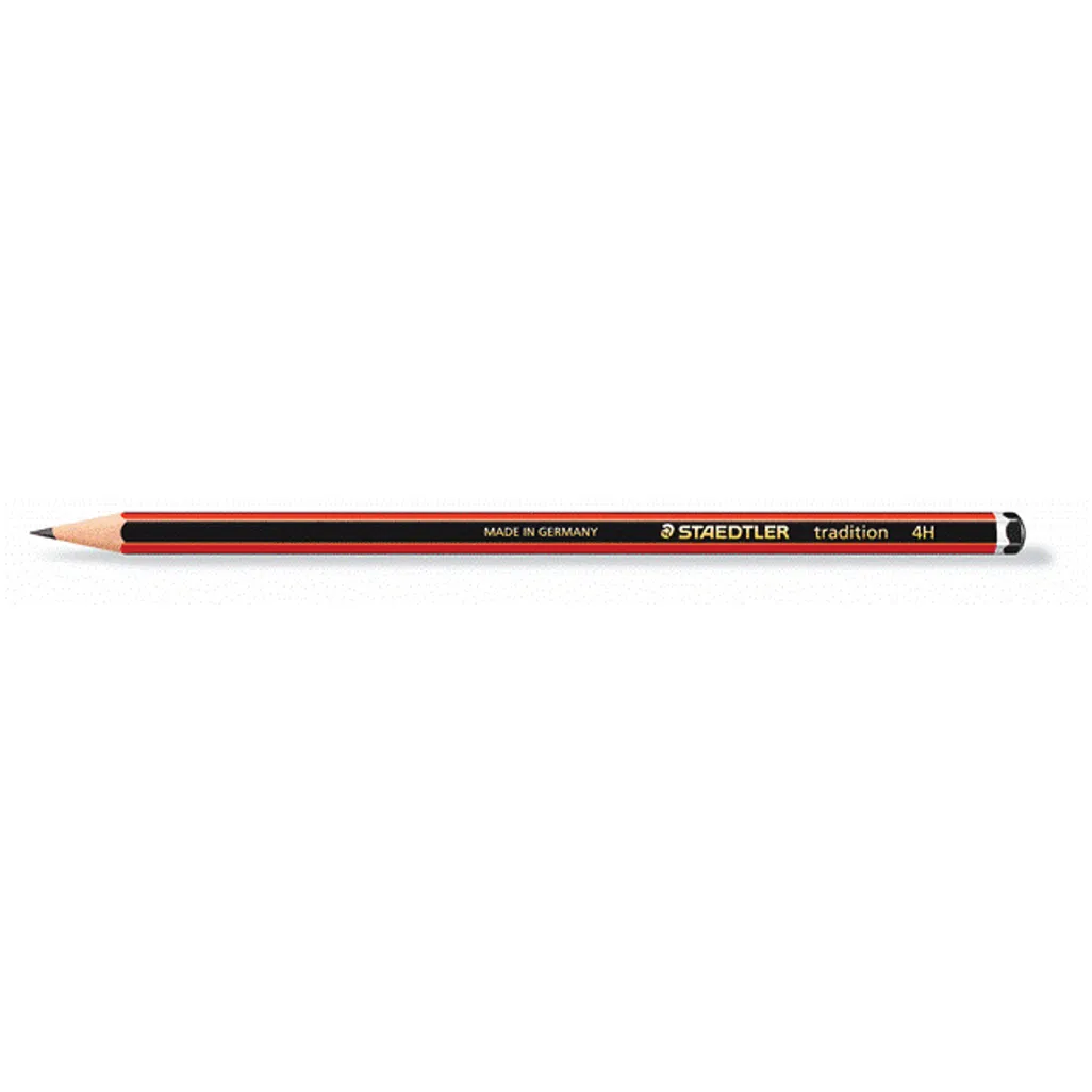 tradition black lead pencils - 4h