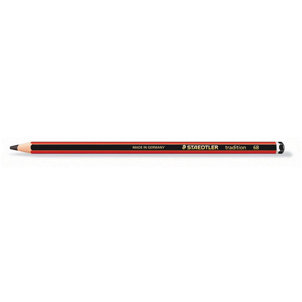 tradition black lead pencils - 6b