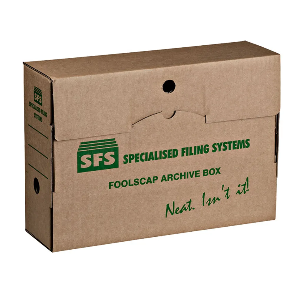 archive boxes - foolscap archive box - kraft