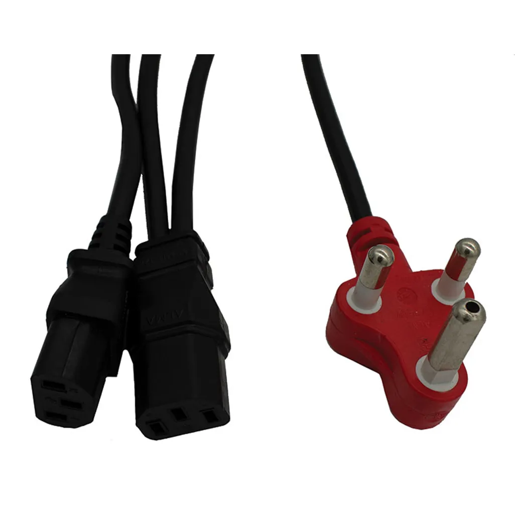 power cables - red dedicated - dual kettle 2.8m