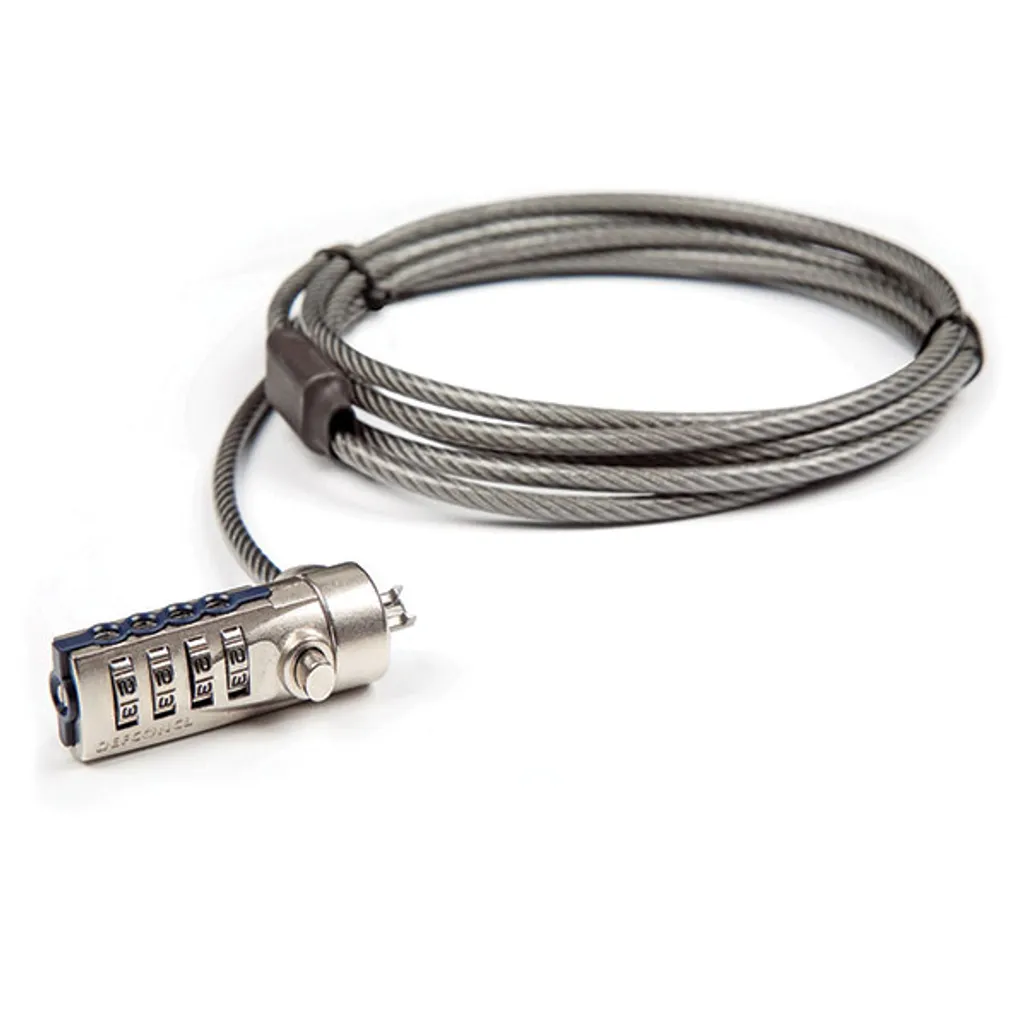 cable lock - 2.1m - silver