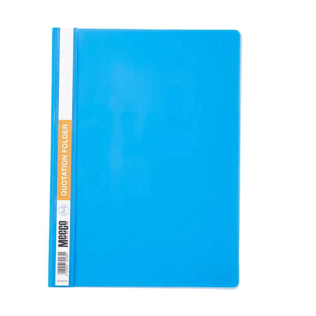 econo quotation folders - a4 - light blue