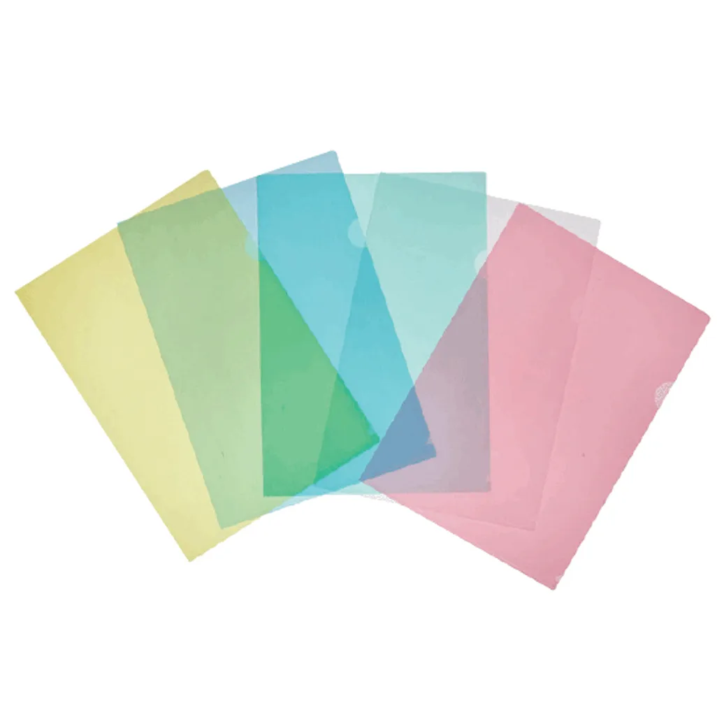 secretarial folders - a4 - clear - 10 pack