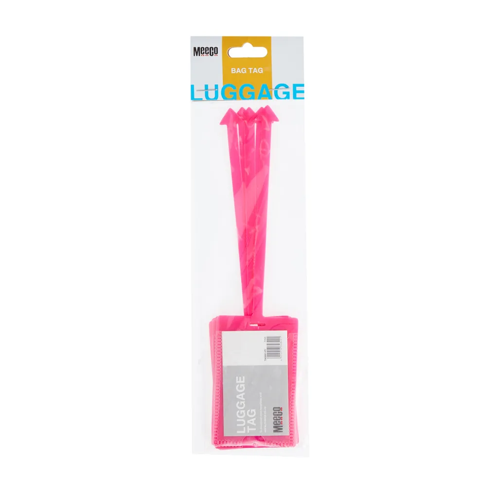 luggage tags - luggage tags - pink