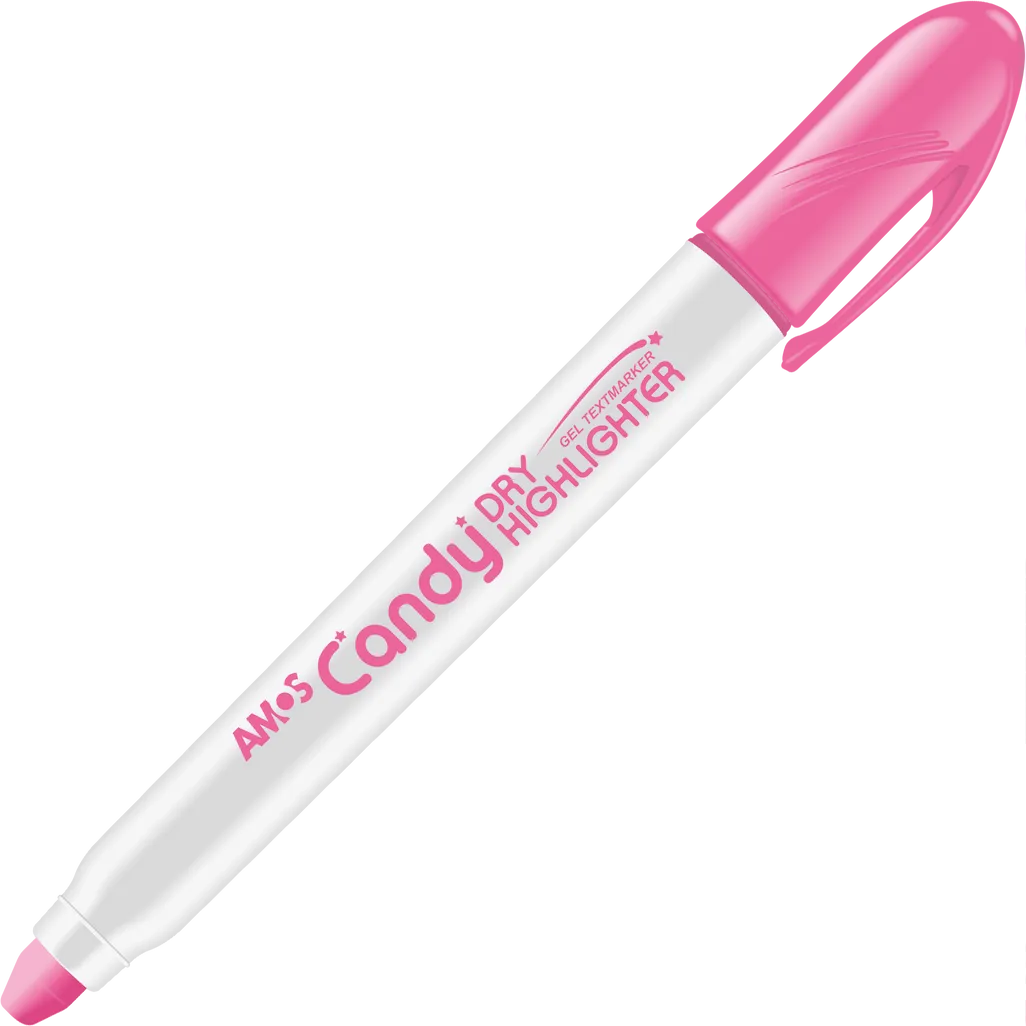 candy dry highlighters - twist - pink