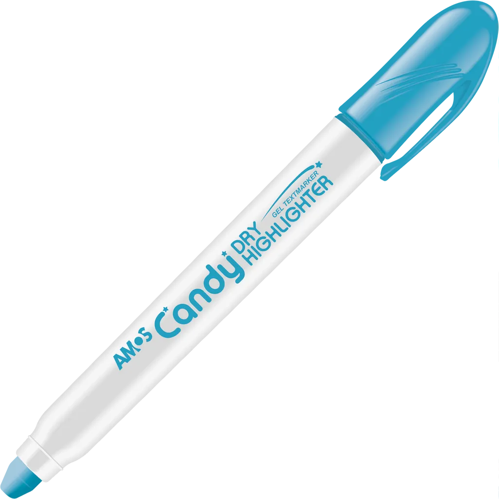 candy dry highlighters - twist - blue