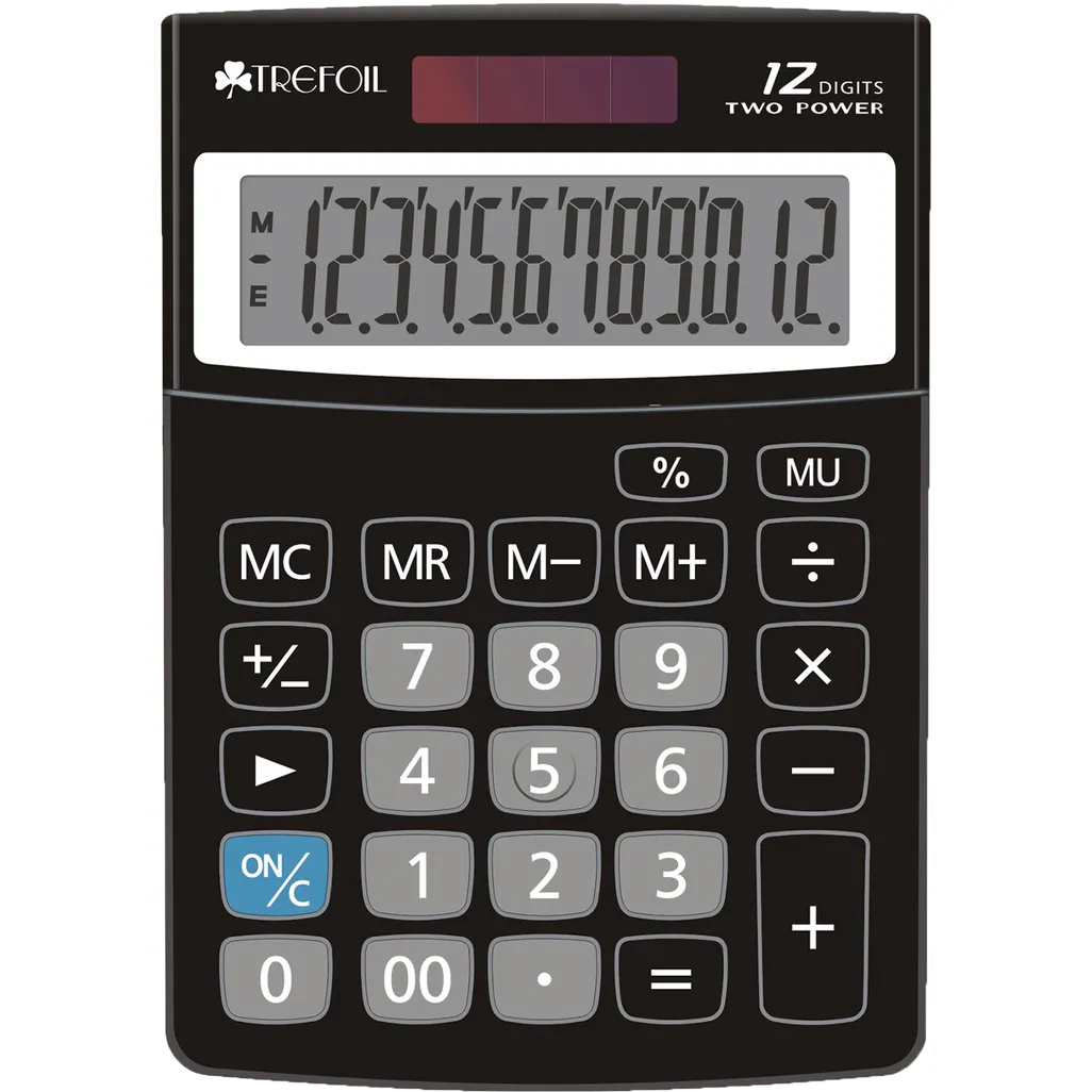 desktop calculator - 12-digit - black