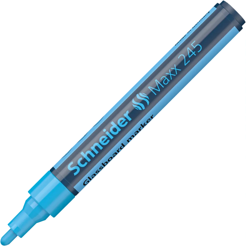 glassboard marker maxx 245 - 2.3mm - blue