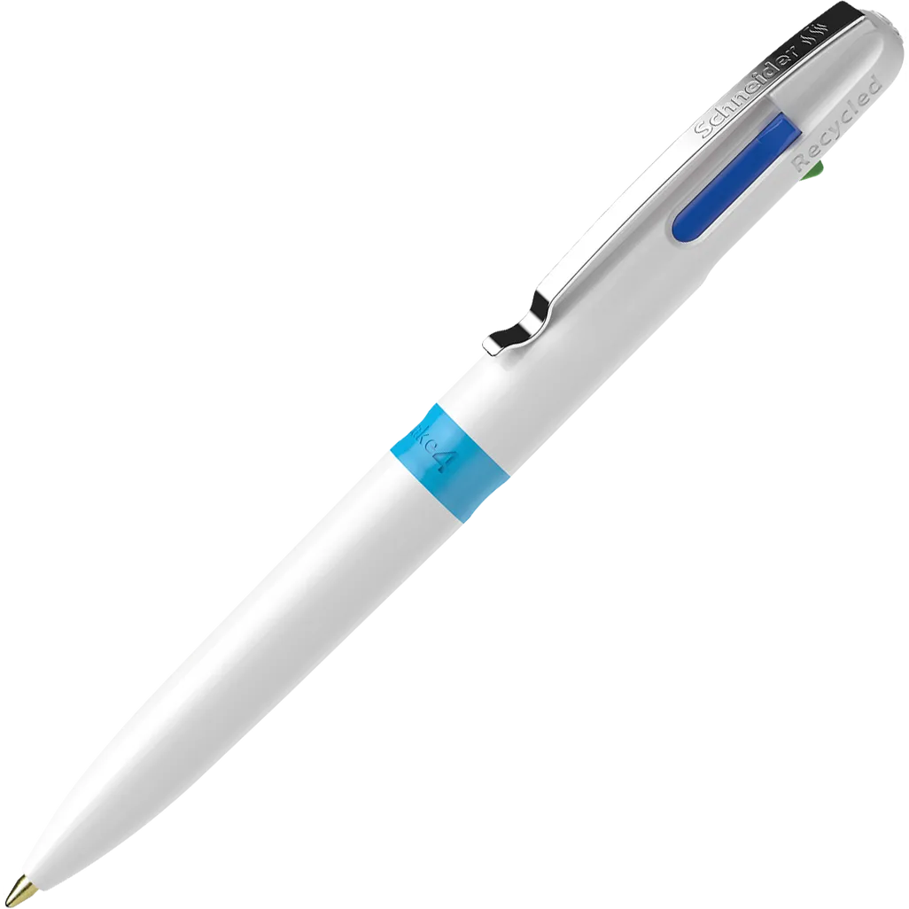 take 4 multicolour ball point pen - 0.7mm - white barrel