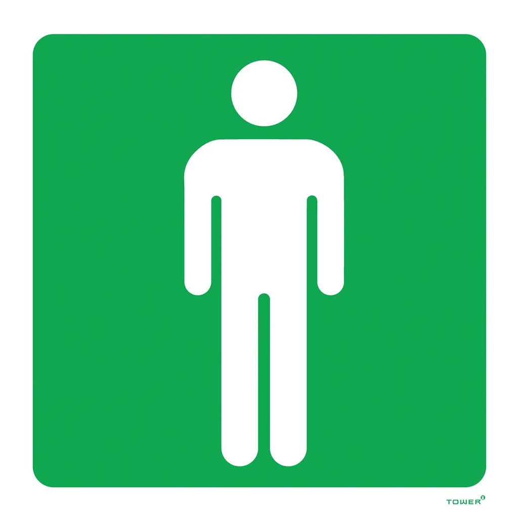 abs signs - men's toilet