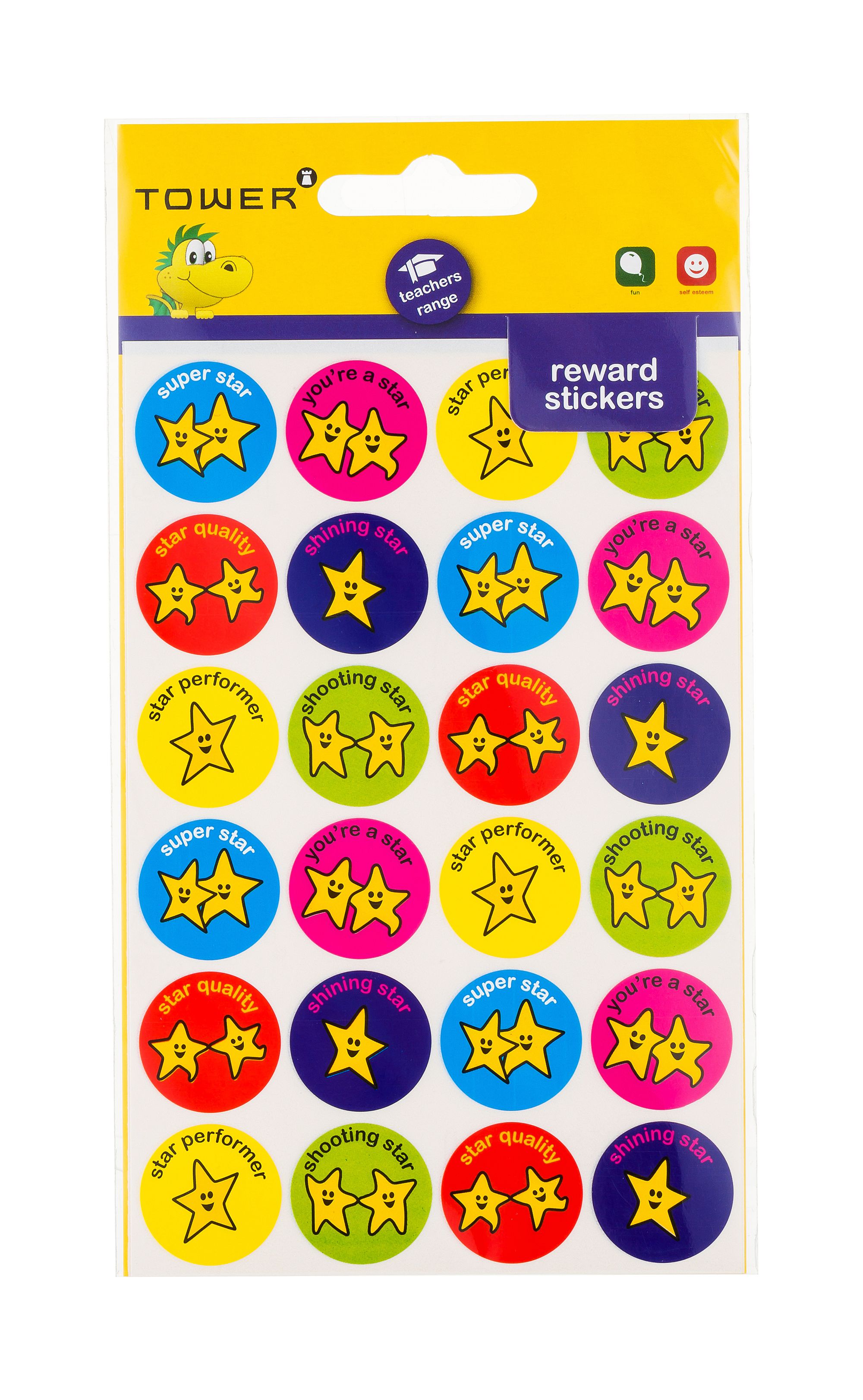 teachers stickers & star ranges dancing stars assorted 72 pack