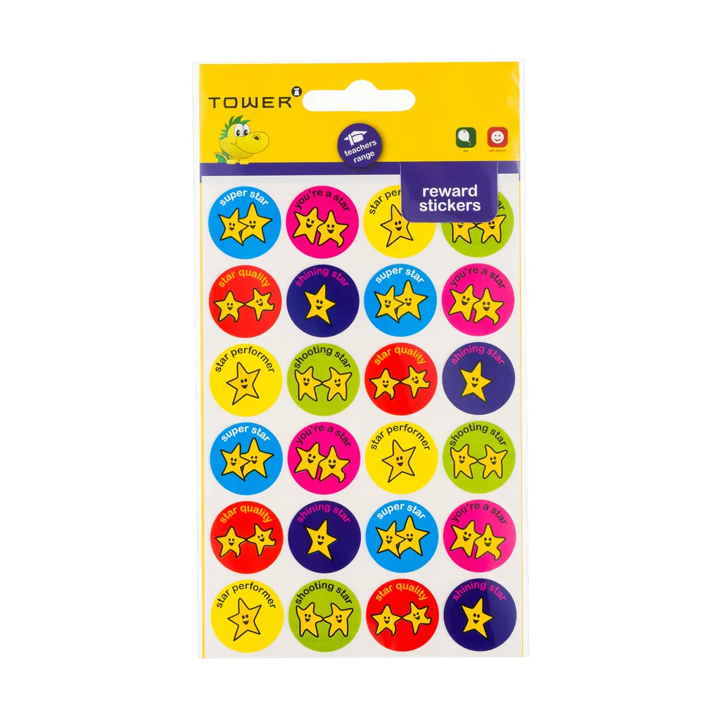 teachers stickers & star ranges dancing stars assorted 72 pack