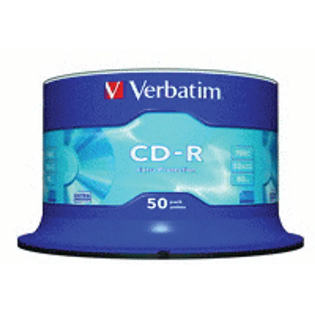 cd-r 52x - 700mb non print, with extra protection - 50 pack