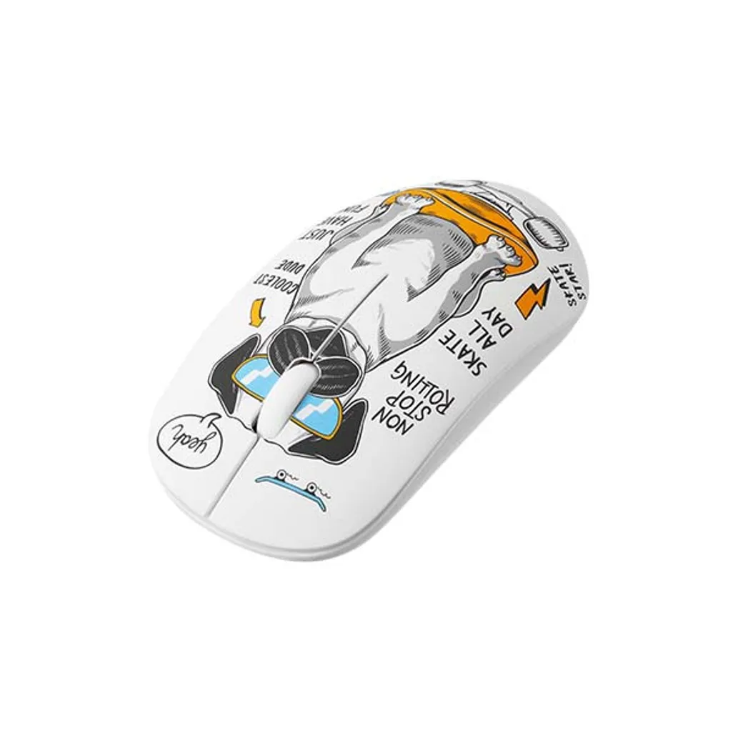tag series wireless mouse - pug - white