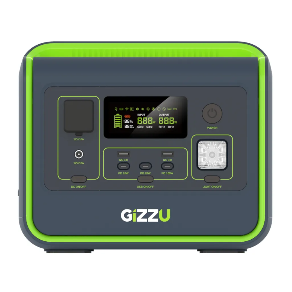 gizzu hero 512wh 800w portable power station Gizzu