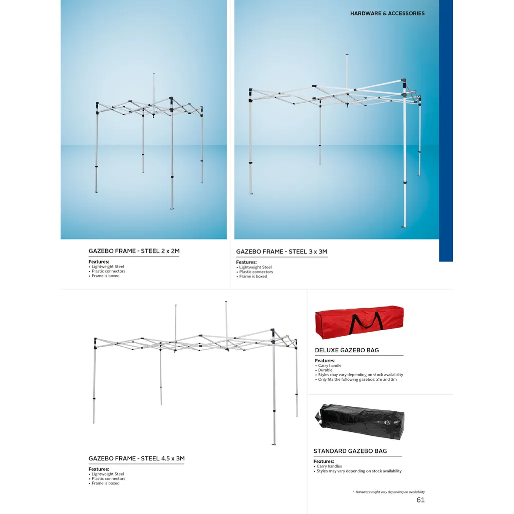 Gazebo Steel Frame Frame Disrupt Shop