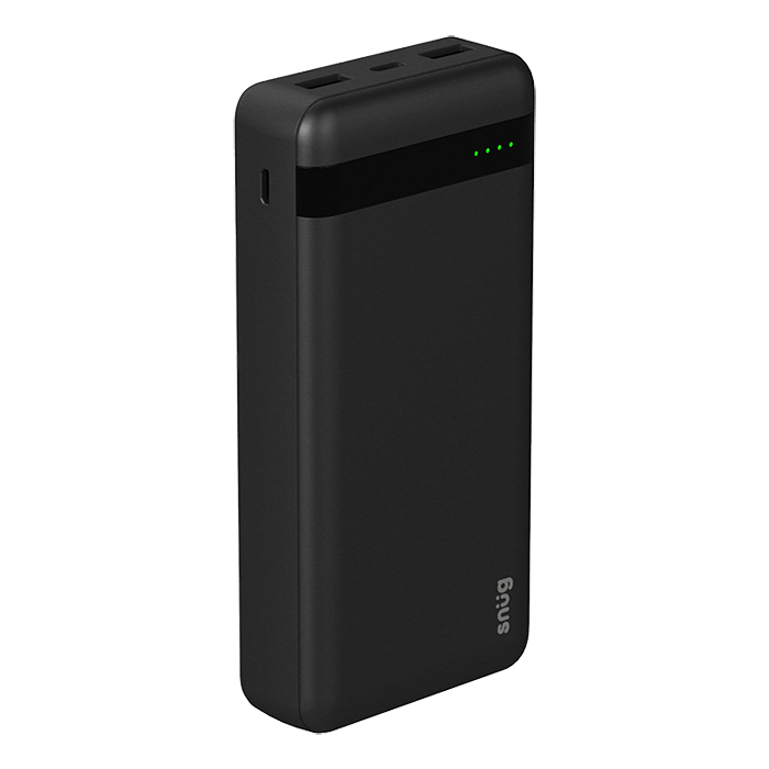 snug compact led2 powerbank - 20000mah - black | Punch