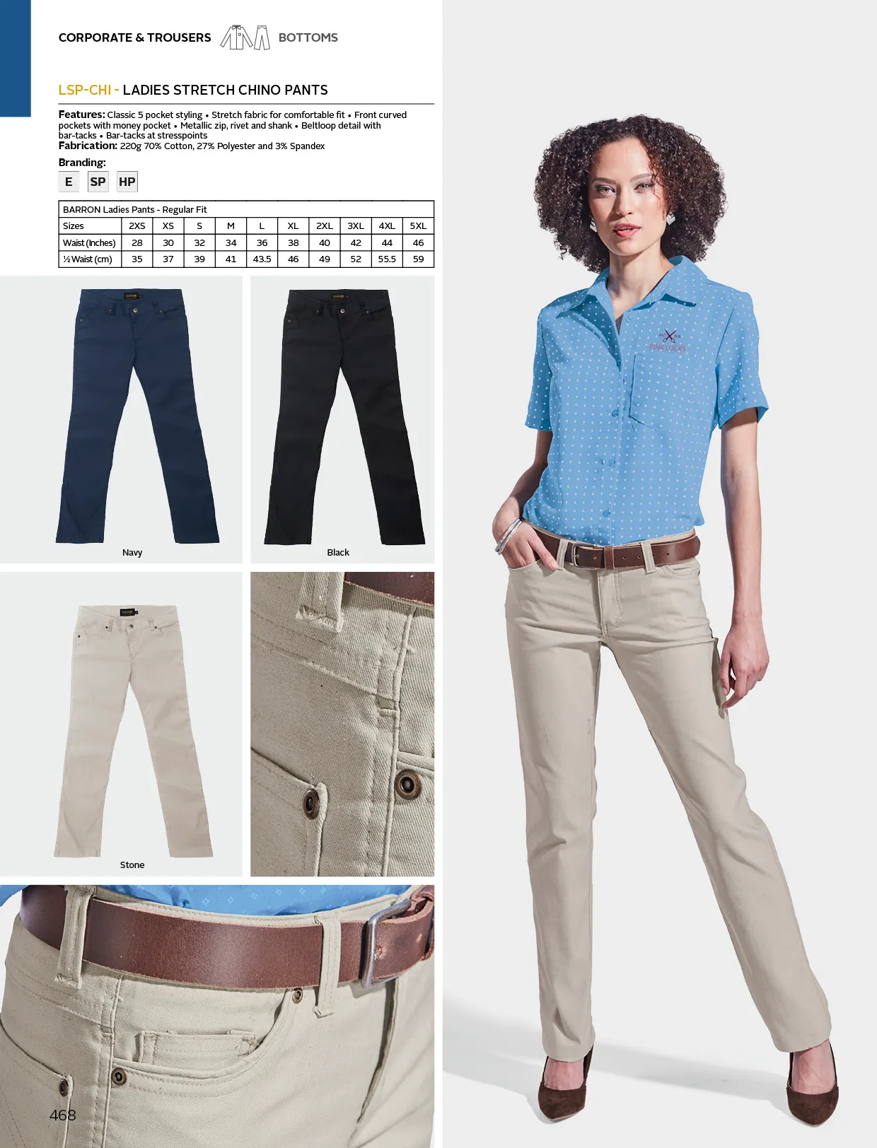 Ladies online chino pants