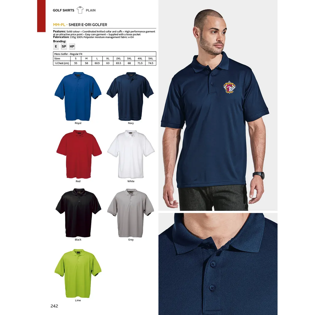 Sheer E Dri Golfer Enigmapromotions