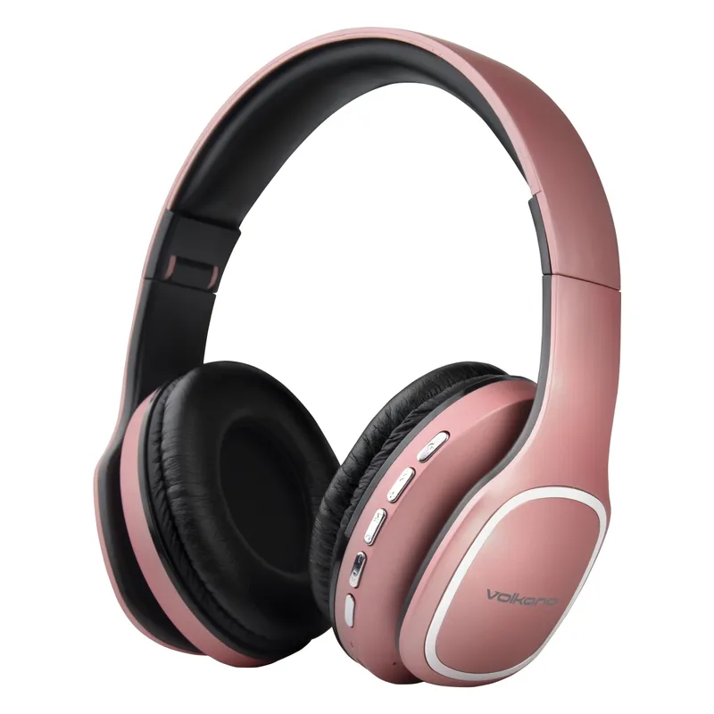 Volkano Phonic Series Bluetooth Headphones with Mic Rose Gold CH Africa