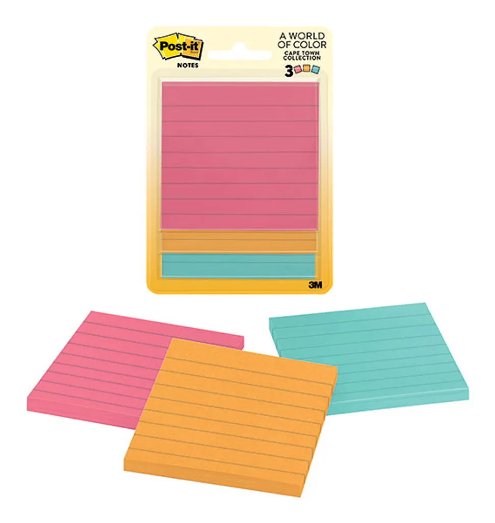 lined post-it notes