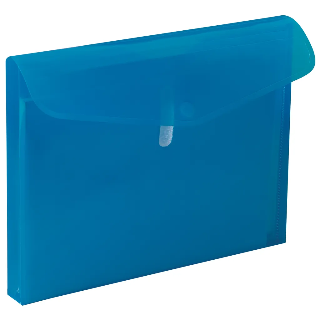 expandable business envelope - a4 - cobalt blue - 5 pack