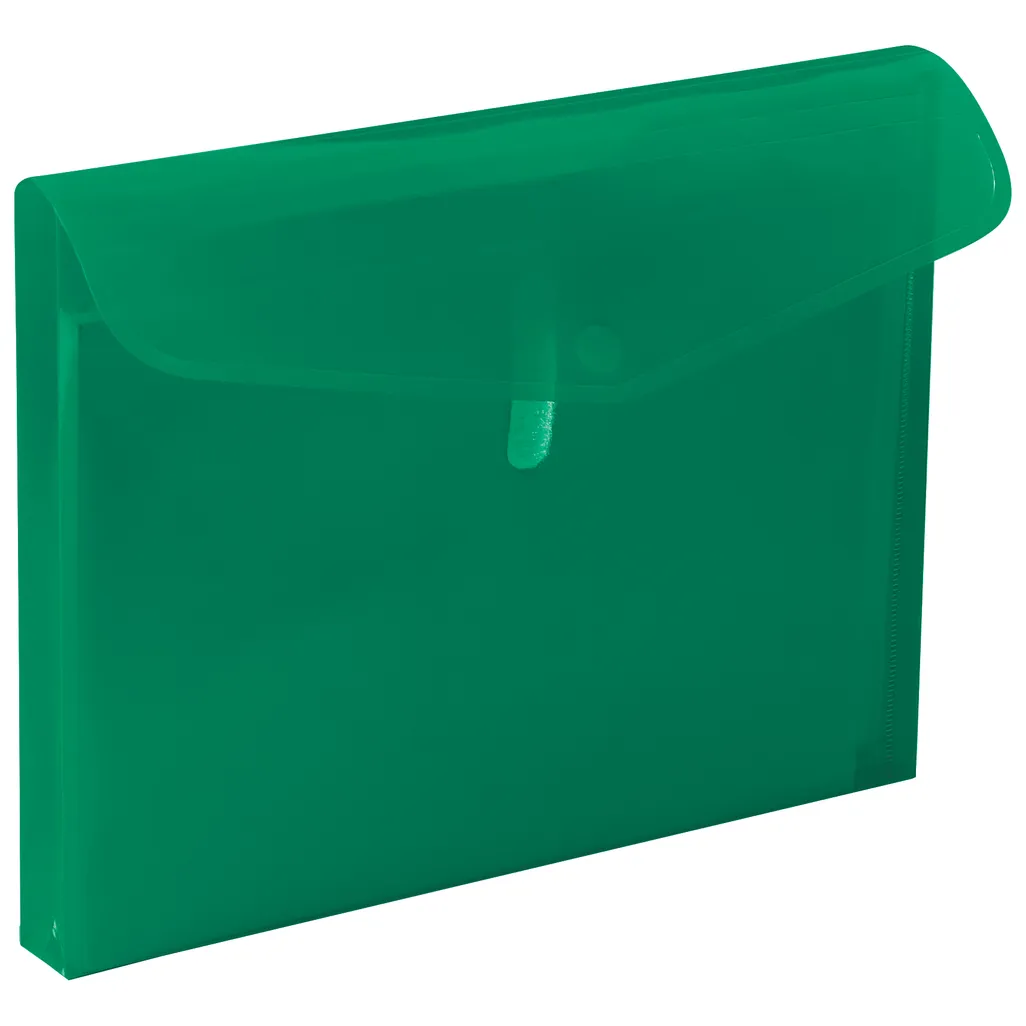 expandable business envelope - a4 - grass green - 5 pack