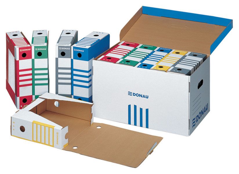 archive filing boxes & box set - box & filing set - assorted - 5 pack ...
