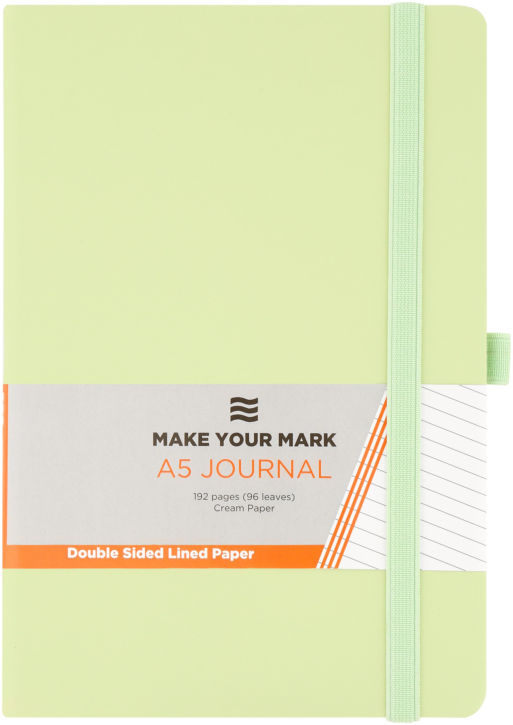 a5 notebooks/journals - 192 page - lime green | Office National