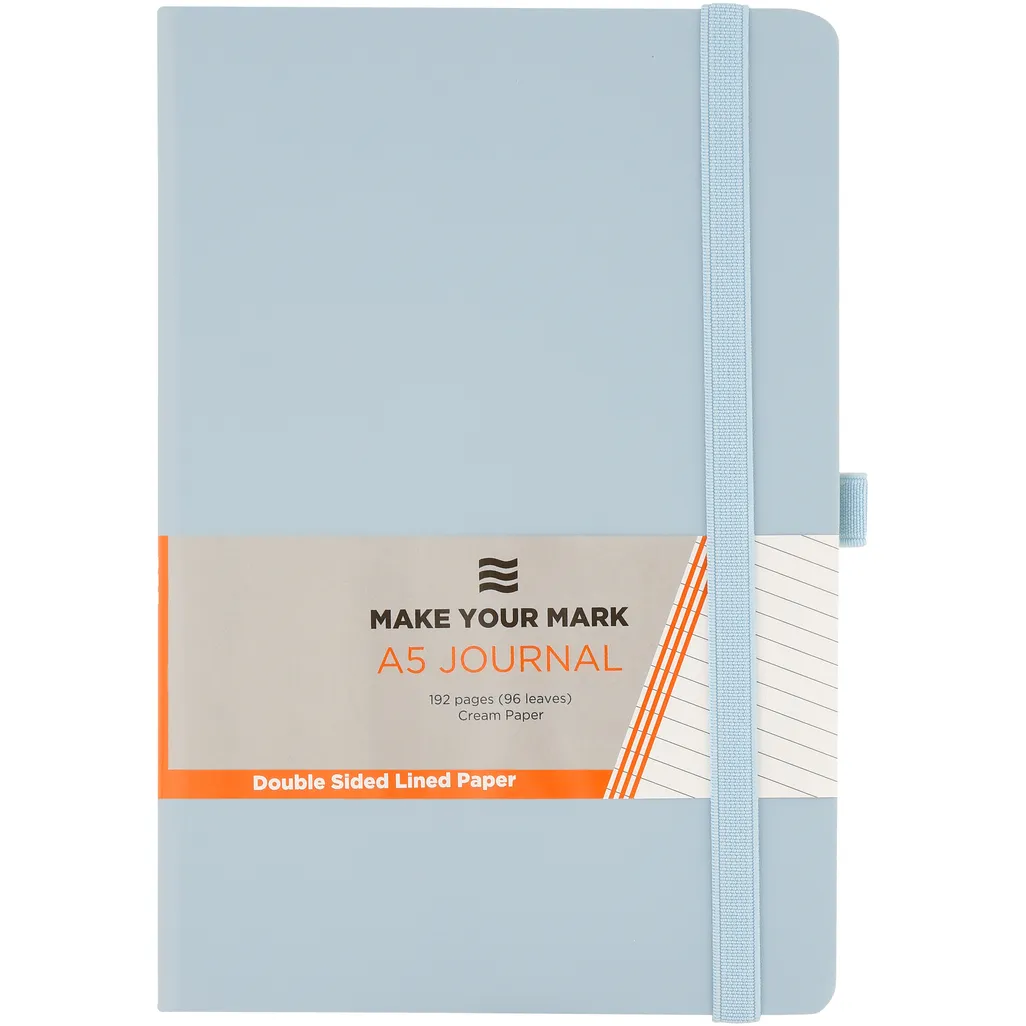 a5 notebooks/journals - 192 page - light blue