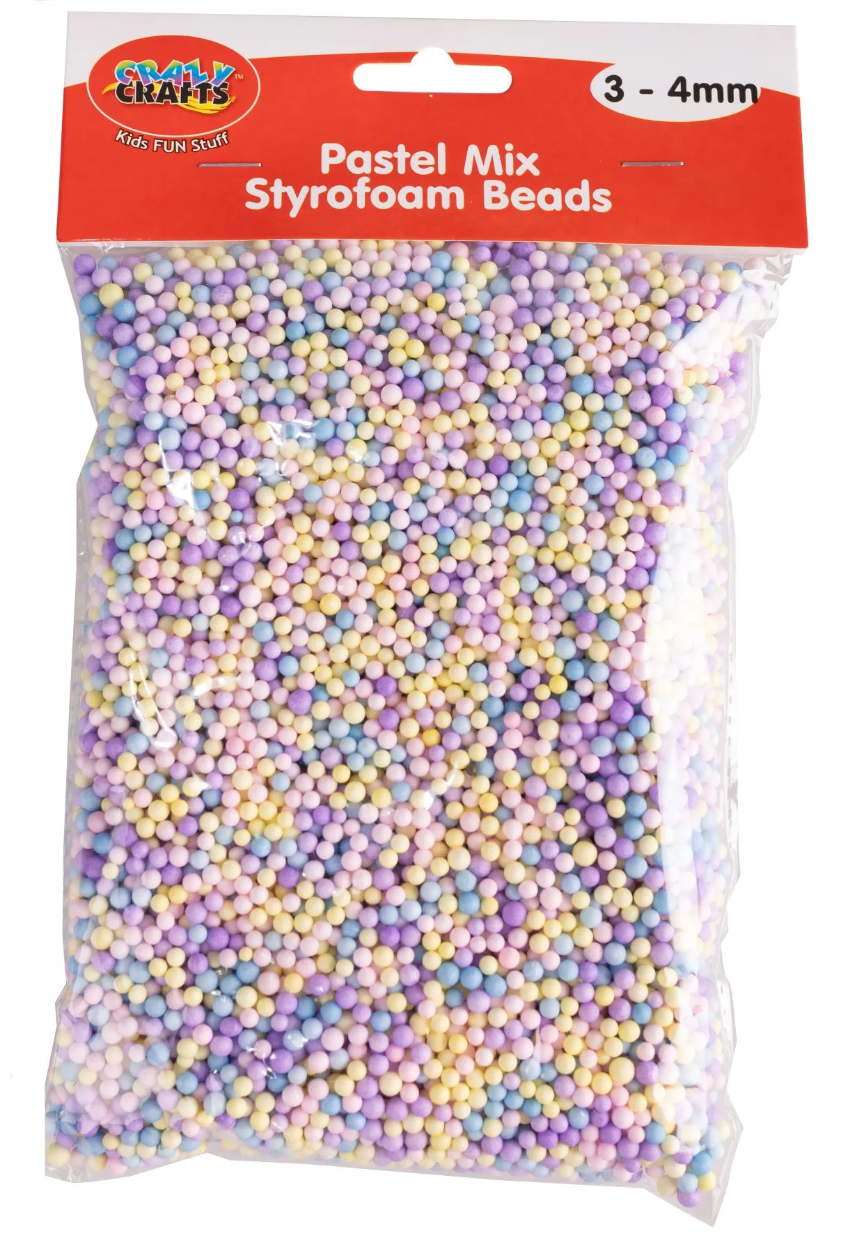 styrofoam beads 34mm pastel mix PMB Office National