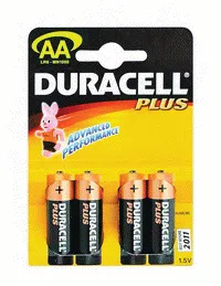 Plus Power Alkaline Batteries - AA - 4 Pack