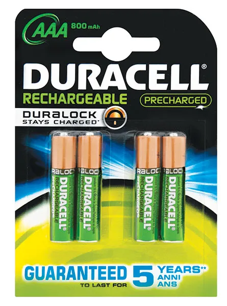 4 Pack Duracell 2400mah Rechargeable Aa Batteries rechargeable batteries - rechargeable 2400 mah aa - 4 pack | Edwards