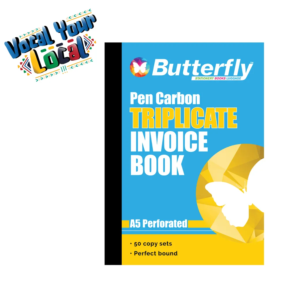 pen carbon books - a5 50 sets invoice