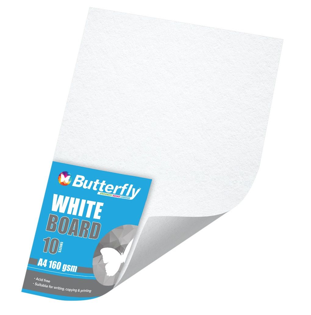 160gsm pastel board a4 white 10 pack Access Office National