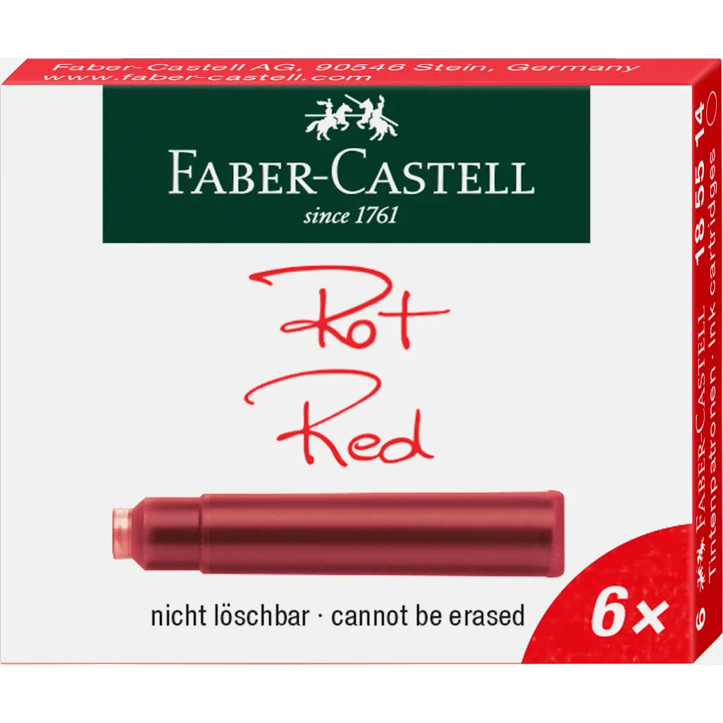 ink cartridges - standard ink cartridge - red - 6 pack
