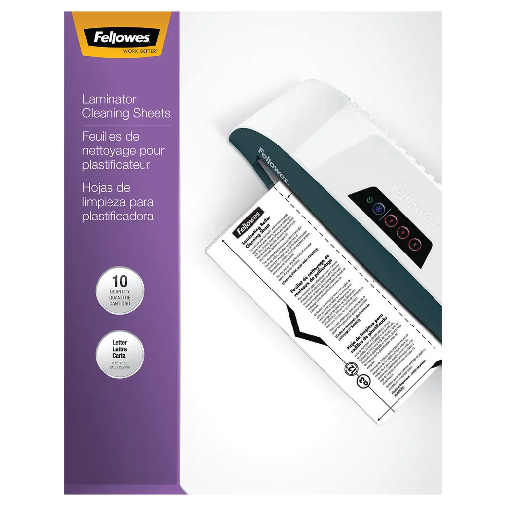 laminating cleaning sheets - a4 - bay white - 10 pack