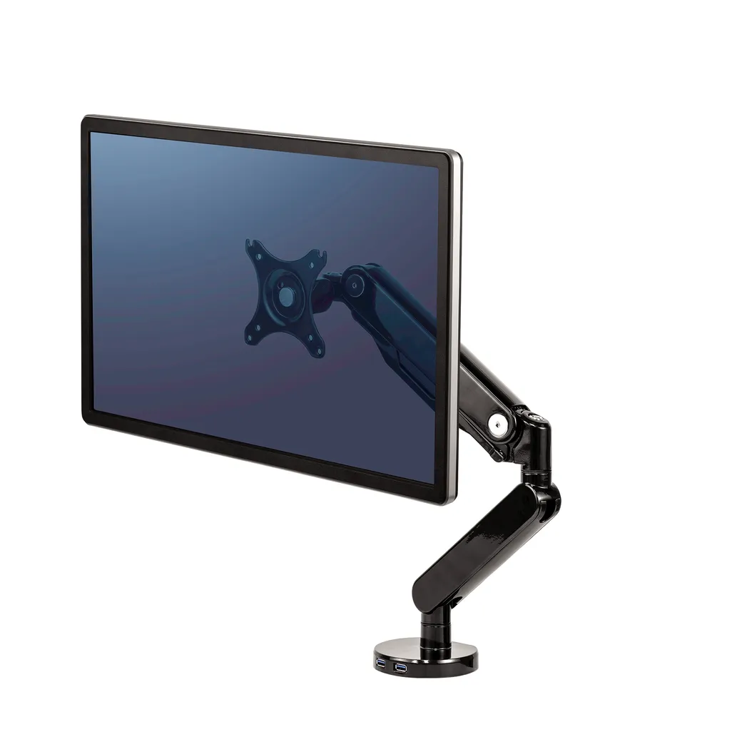 platinum series monitor arms - single - black