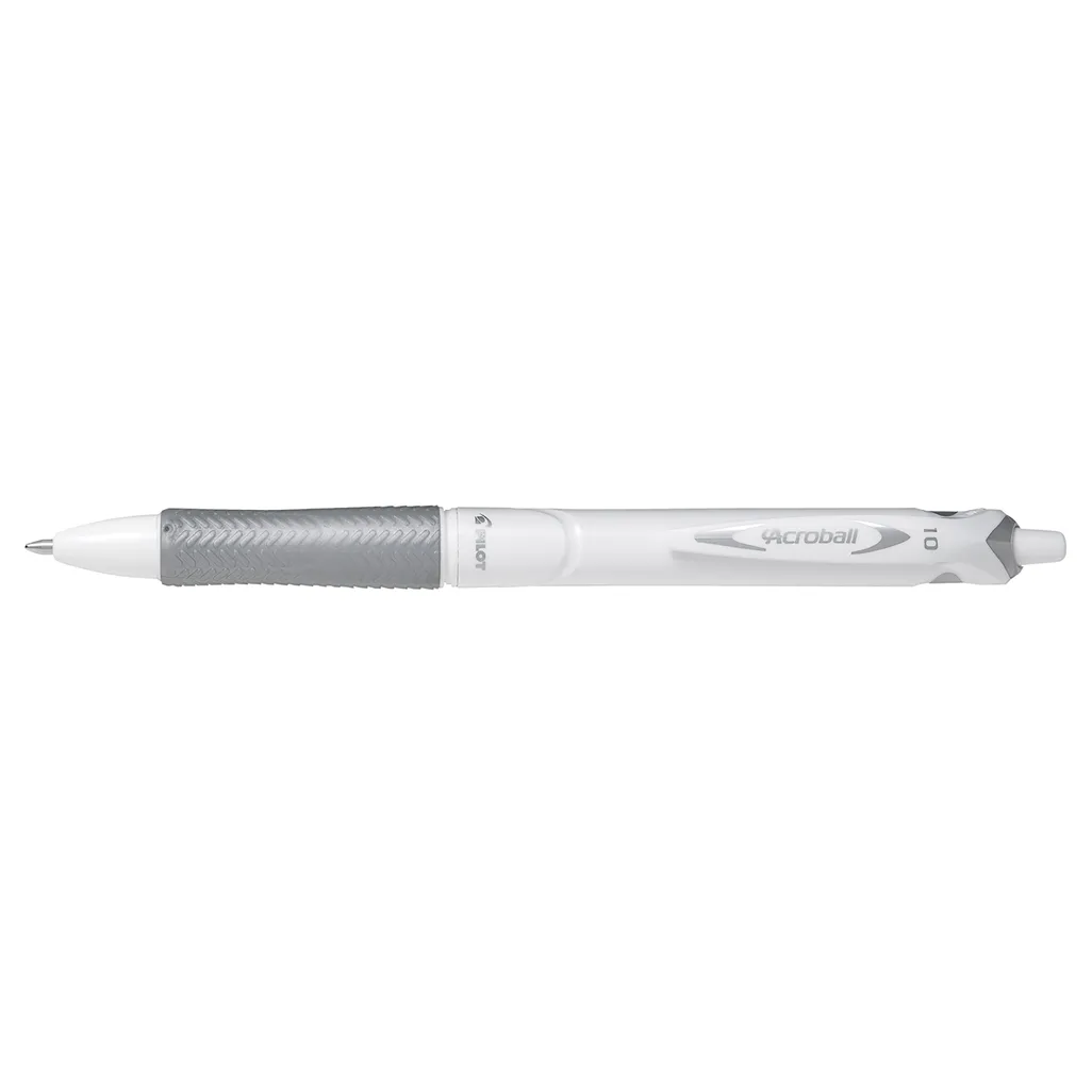 acroball pure white retractable ballpoint pen