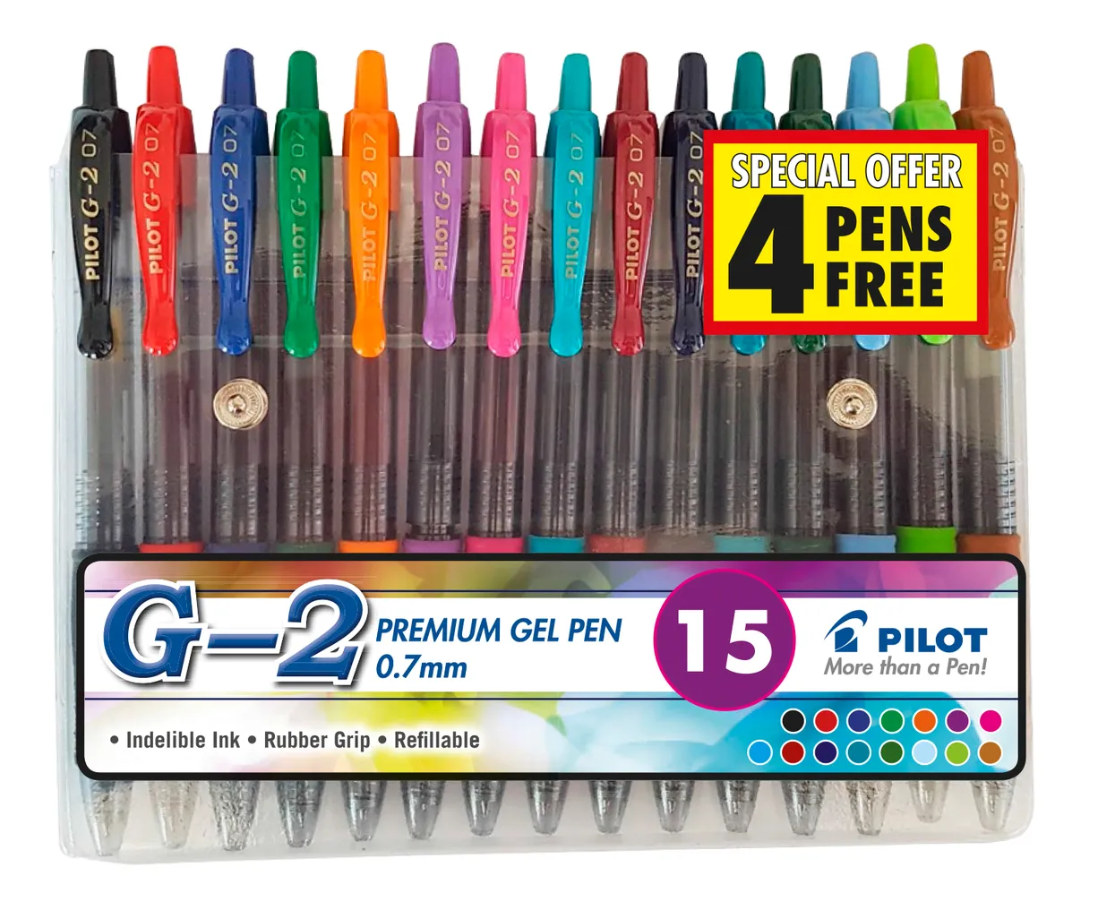 bl-g2 5/7/10 retractable gel rollerball pen