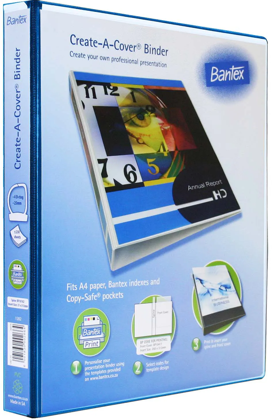 a4 pvc create-a-cover presentation binders | Coastal Office ...