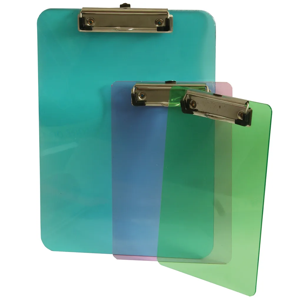 a4, a5 & a6 transparent clipboards Office National