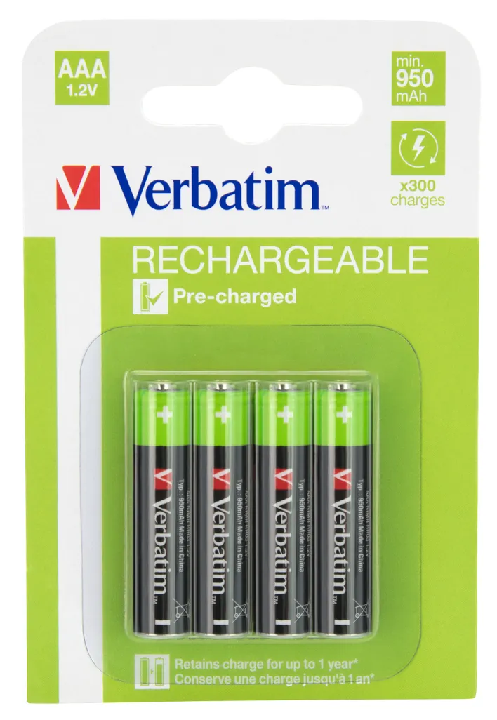 rechargeable batteries & charger