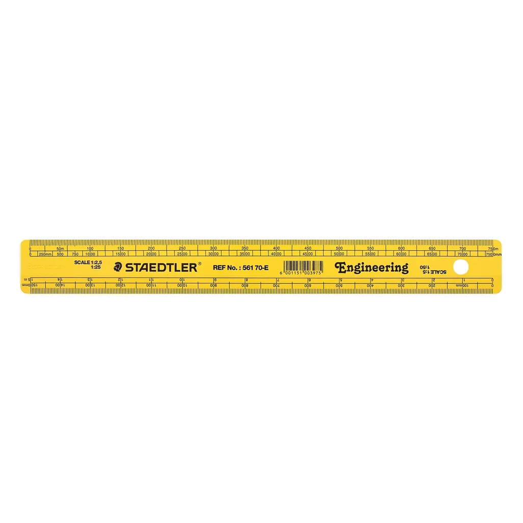 flat scale rulers