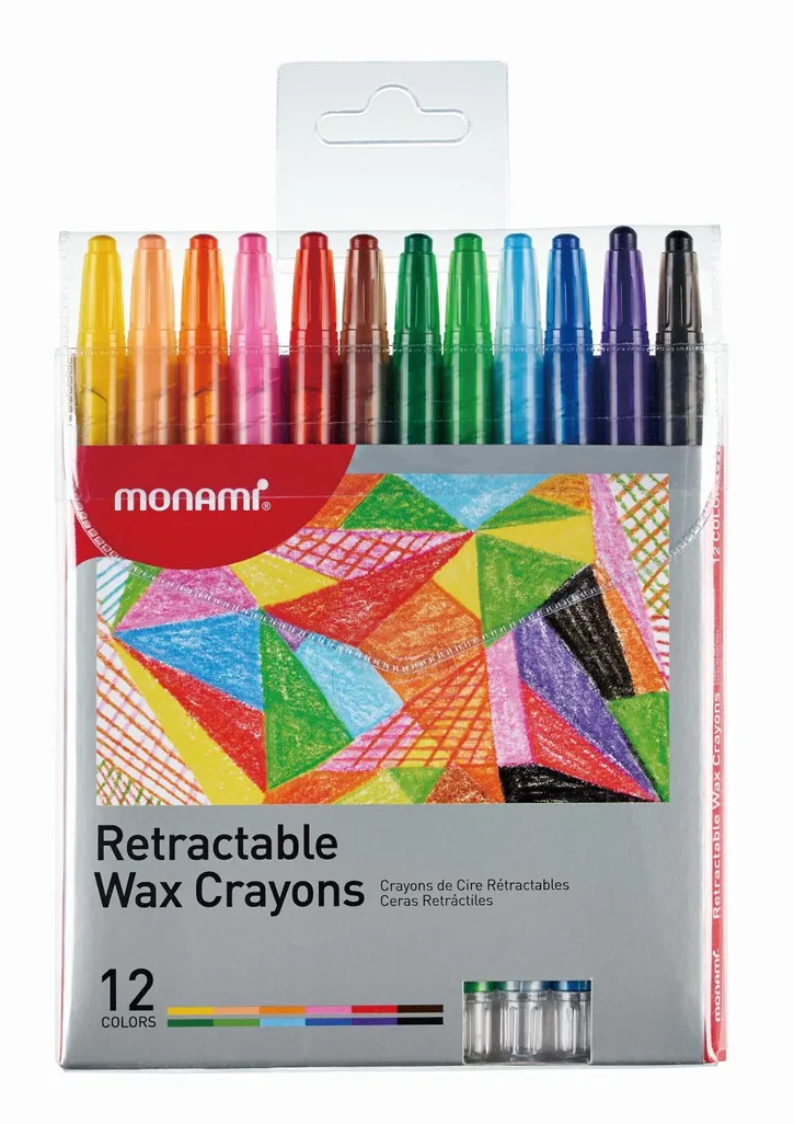 retractable wax crayons