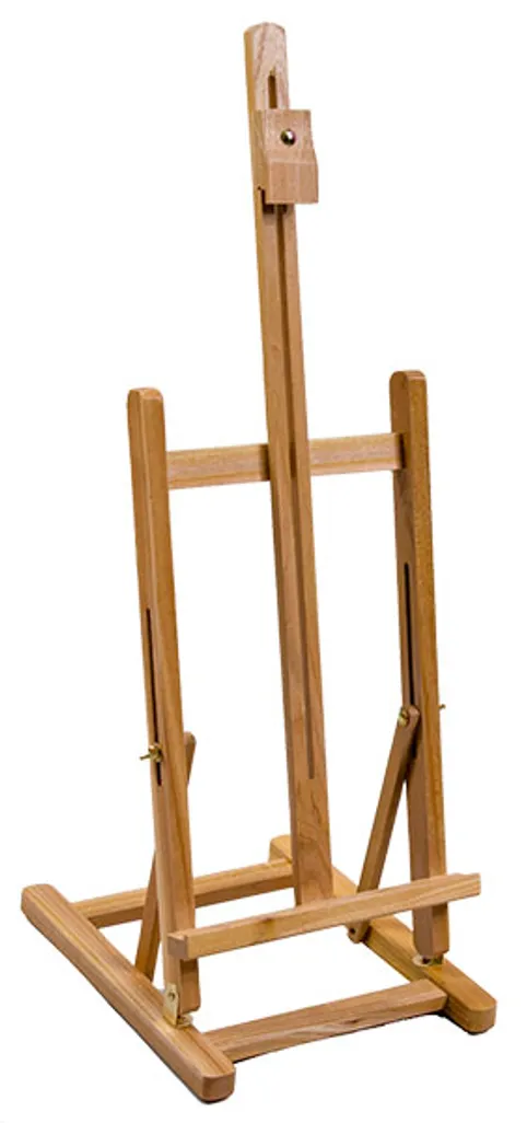 wooden table easel