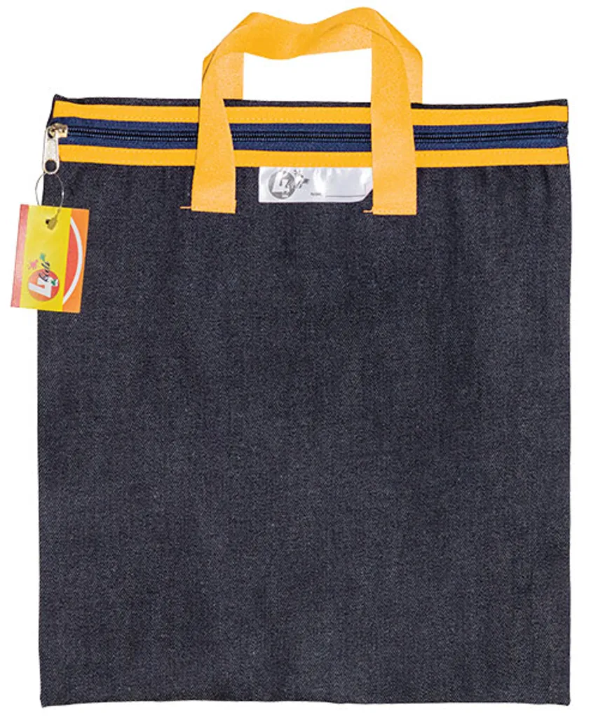 denim library book bag Office National