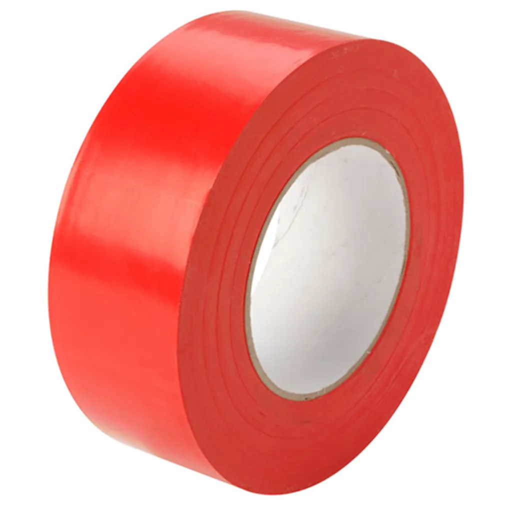 floor marking tape - 48mm x 30m - red