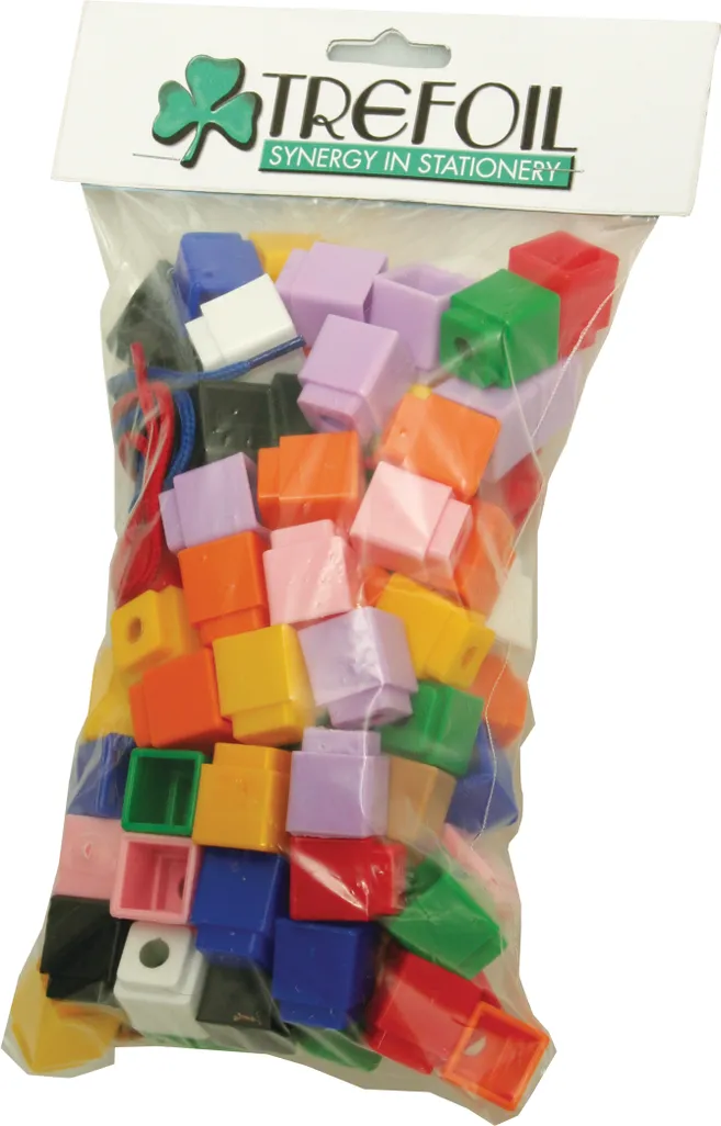 counting cubes - assorted - 50 pack